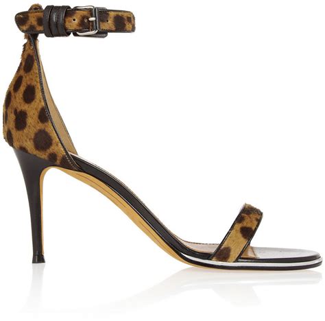 givenchy animal print calf hair sandals|Givenchy Leopard.